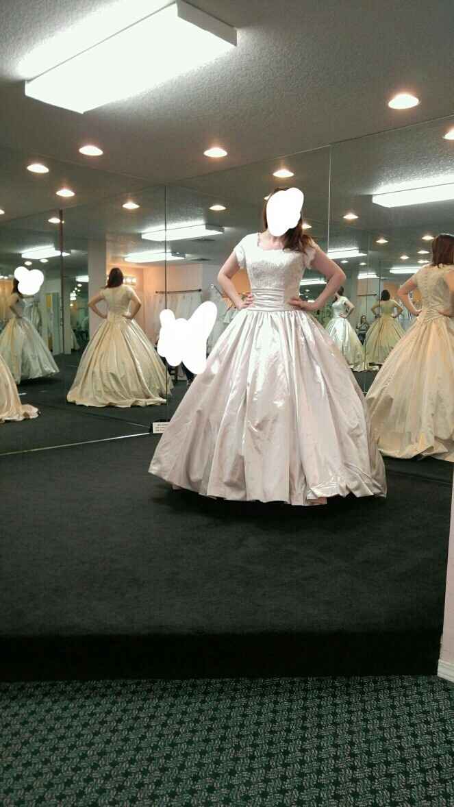 My dress is in!