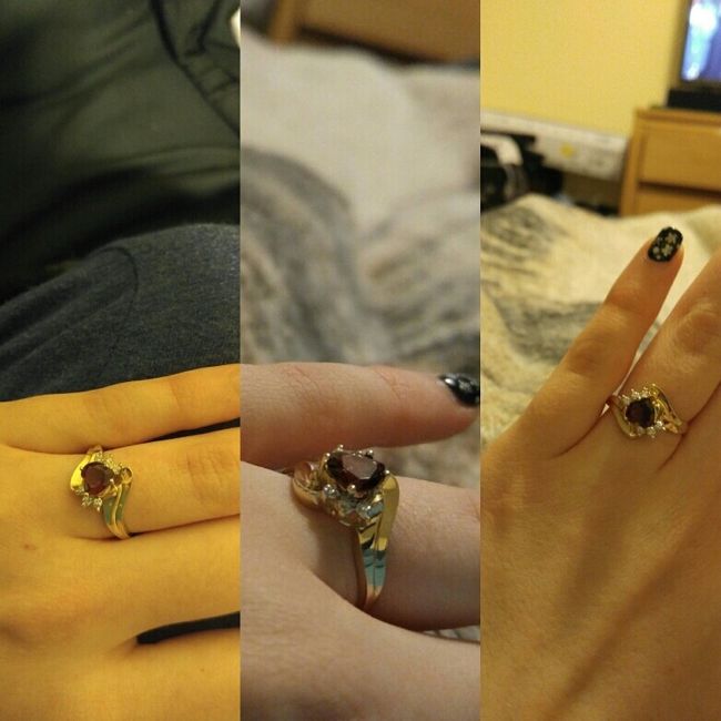 Engagement ring/wedding ring