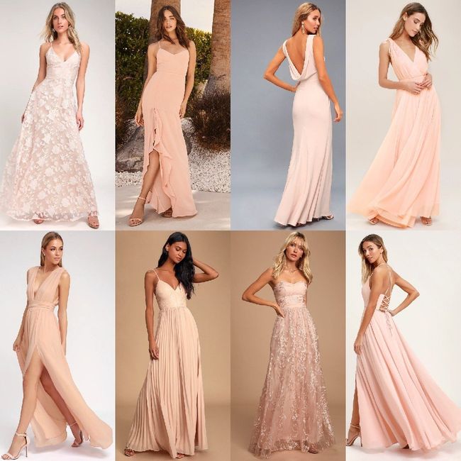 Mismatched Bridesmaid Dresses 2