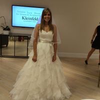 It's a rainy day here on the East Coast, I'm in need of sunshine.  So show me your wedding dress