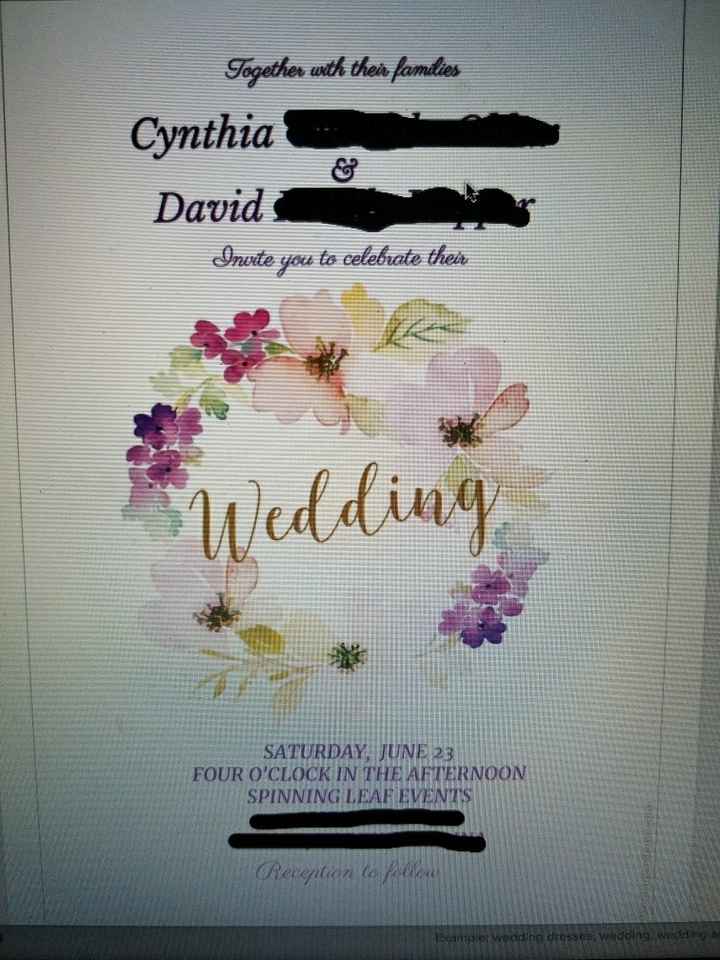  Invitations - 1