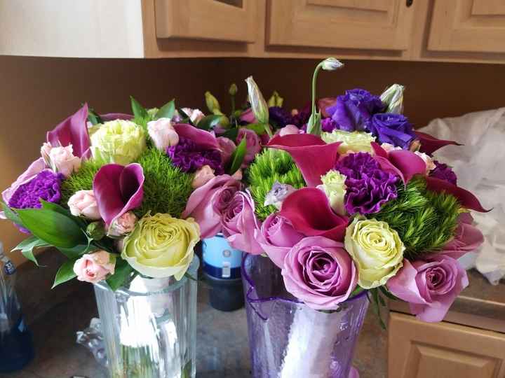 diy Center pieces with Sams club Bulk flowers - 3