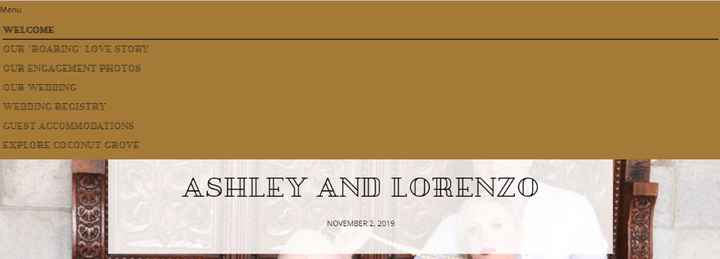 Now its a vertical menu instead of all horizontal at the top. Plus I had the background color of the