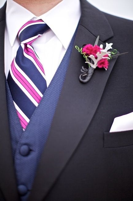 Navy ties/vests with black suit? Opinions?