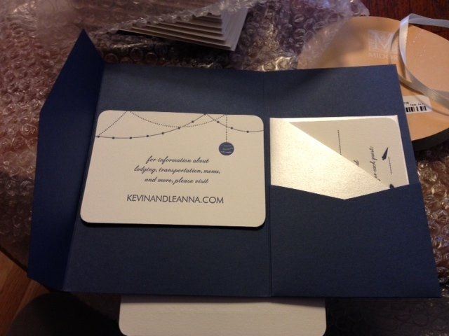 Invitations Are Here!! (PICS & UPDATE--opinions needed!)