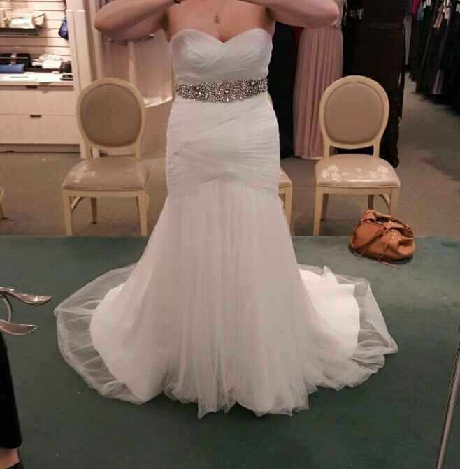 My dress is in...now I want to see yours!