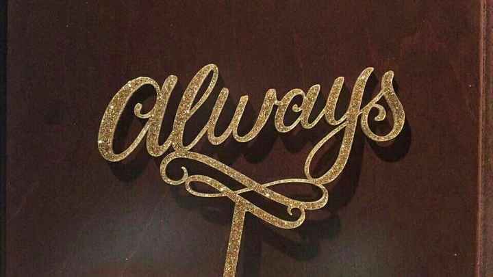 Share your cake topper