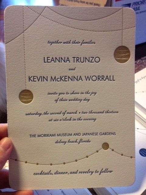 Invitations Are Here!! (PICS & UPDATE--opinions needed!)