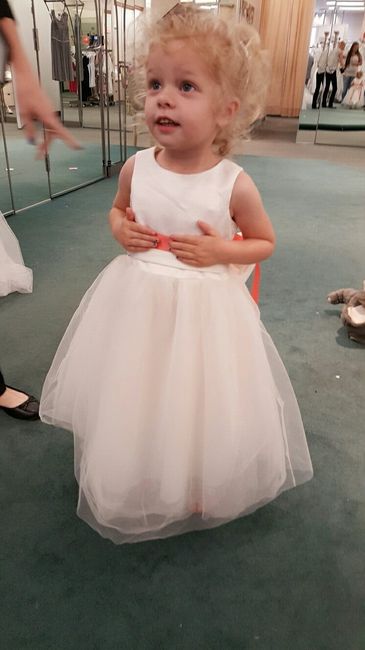 This girl is totally trying to upstage me at my own wedding