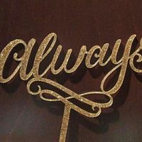 Share your cake topper