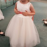 This girl is totally trying to upstage me at my own wedding