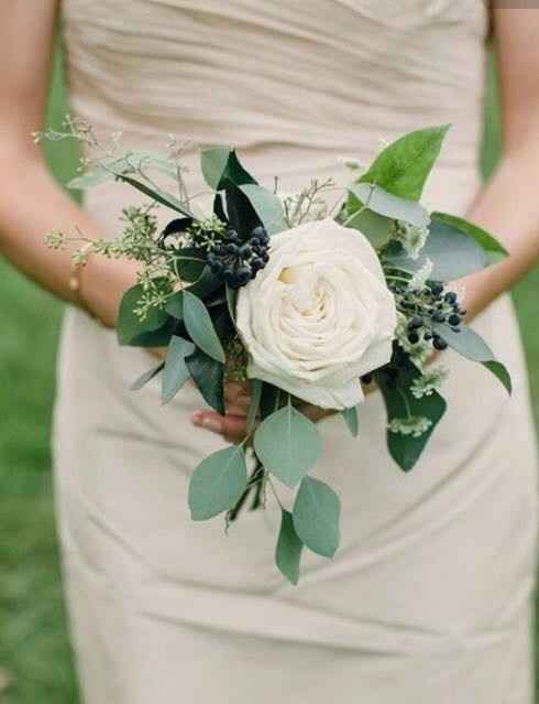 Single rose for bridesmaids?