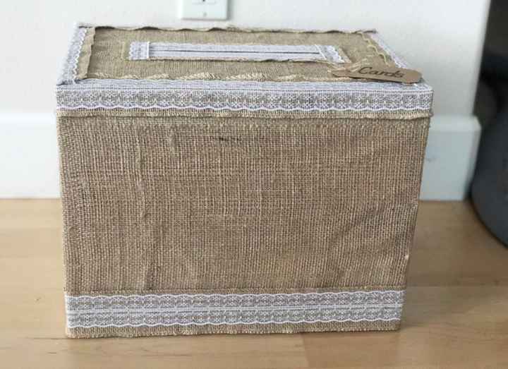 Wedding card box 