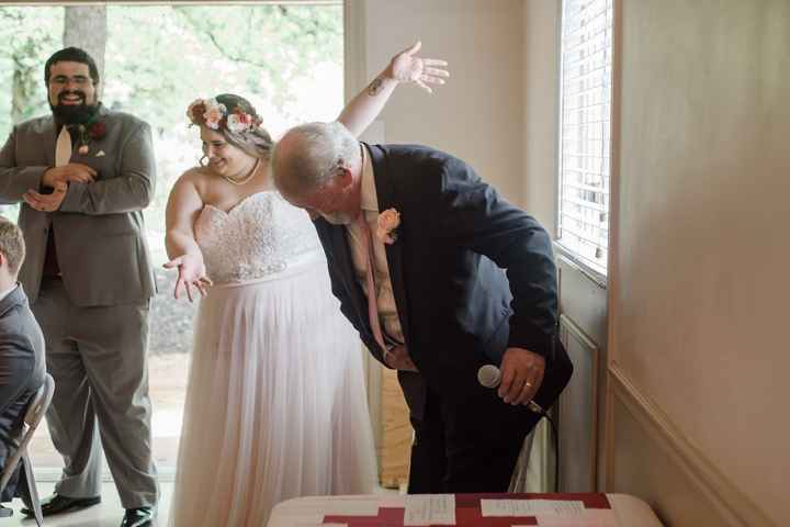 my dad's "i dont have a speech" speech at the reception LOL 