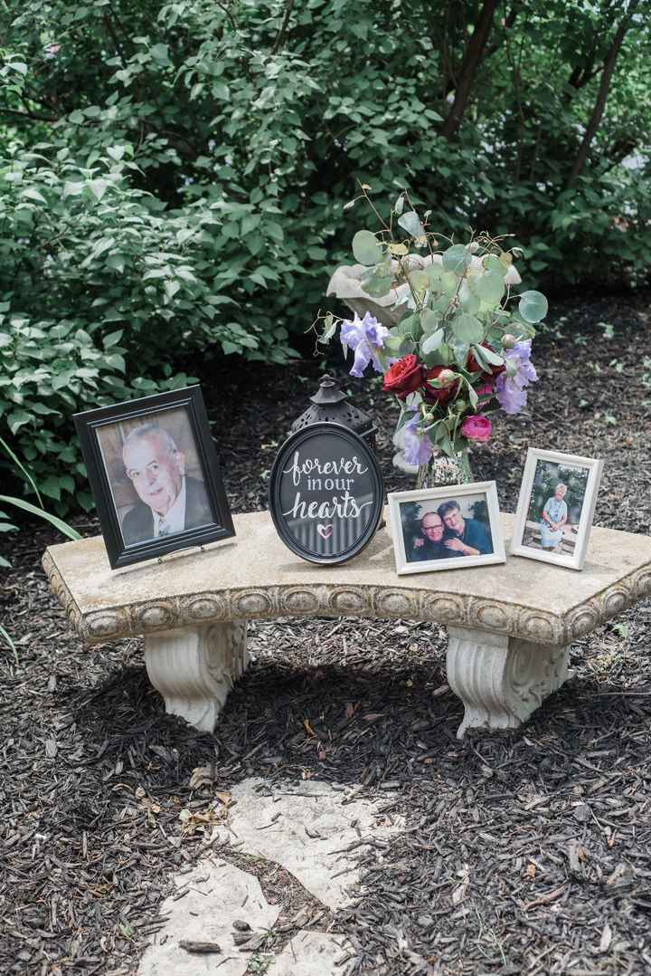 the memorial - my Aunt took some of those flowers and placed them on my Great-Ma's grave afterwards.