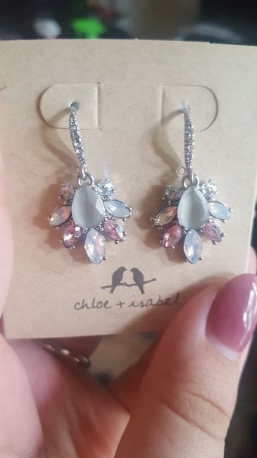 Show me your wedding earrings! - 1
