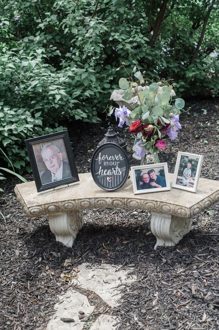 the memorial - my Aunt took some of those flowers and placed them on my Great-Ma's grave afterwards.