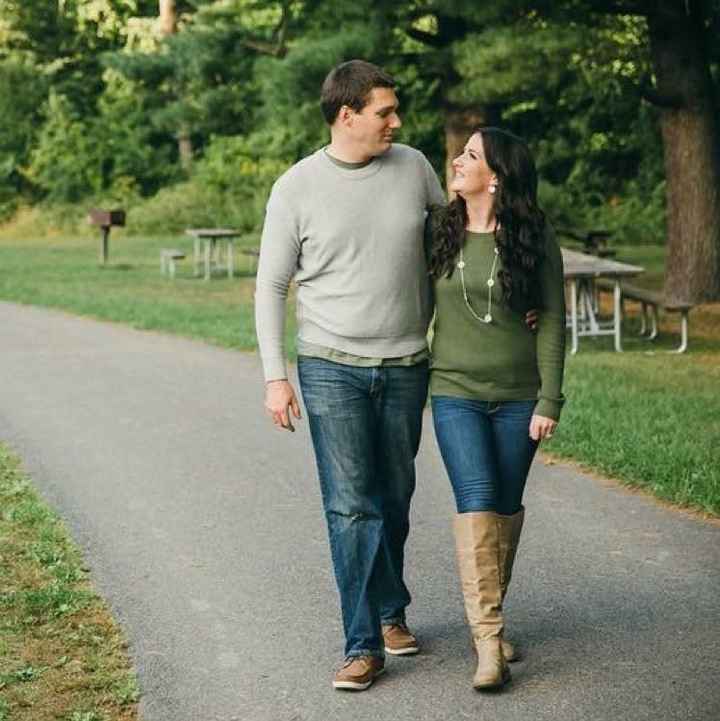 What season did you take engagement pics?