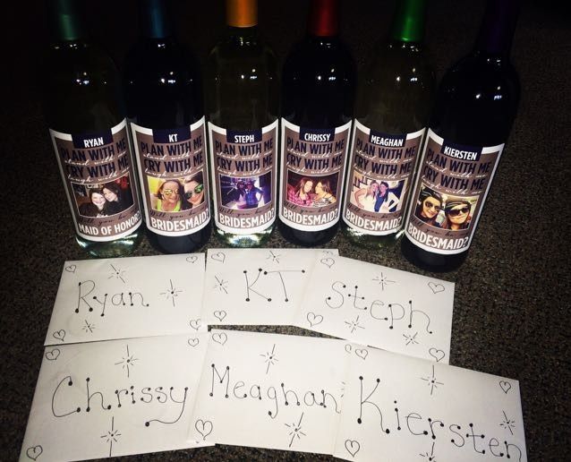 Bridesmaids proposal boxes