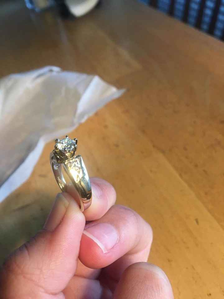 Two family rings put together! Love it so much!