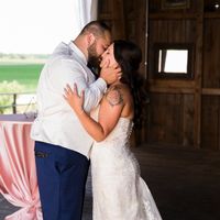 First Kiss On Our Wedding Day!