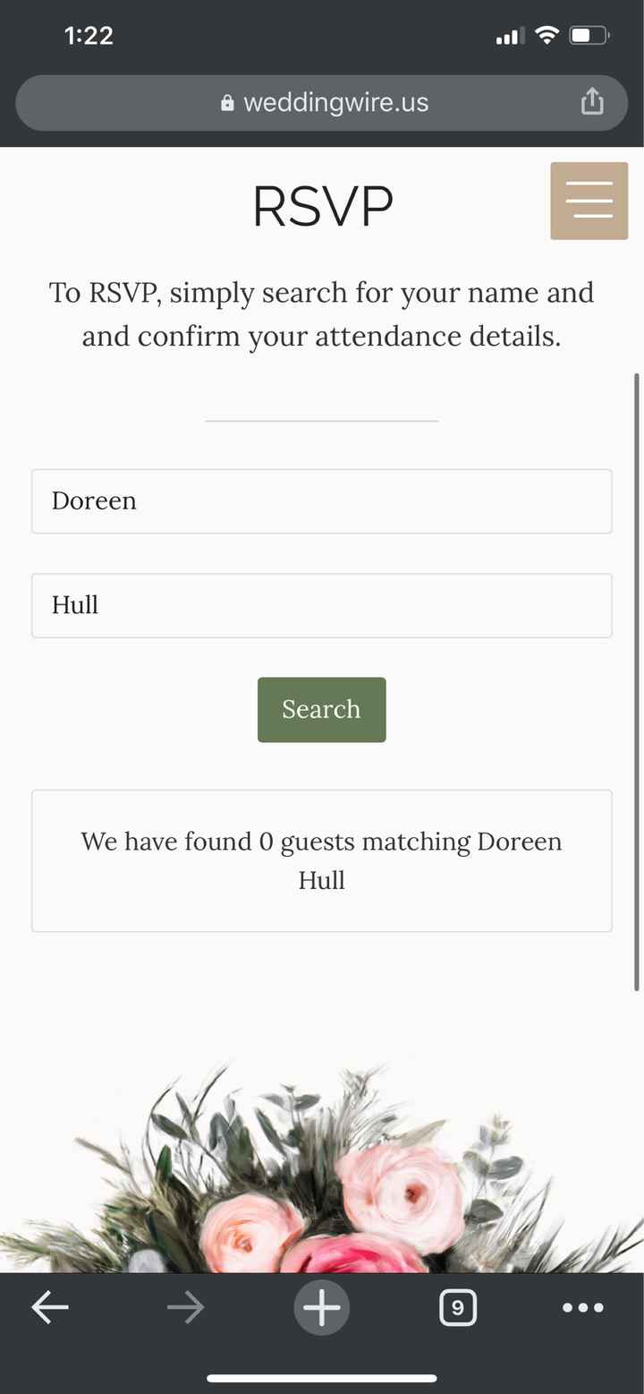 Wedding Wire rsvp link..sos - 1