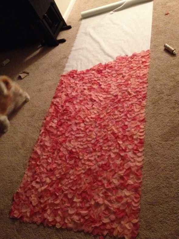 DIY Aisle Runner (Updated With PICS!)