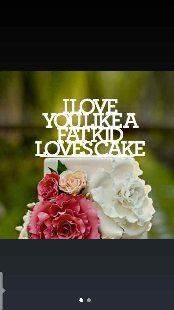 Let me see your cake toppers? (please :) )