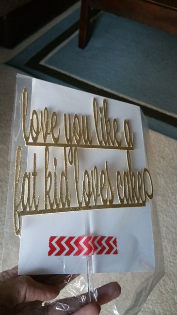 Show Me Your Wedding Cake Topper