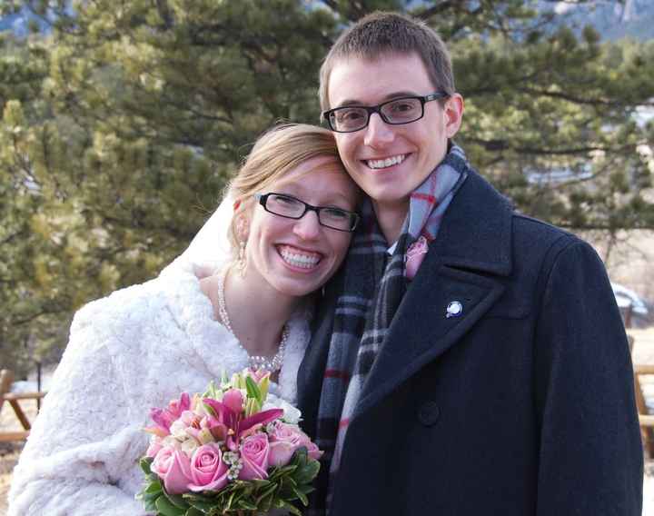 Married and back safe, despite a blizzard :)