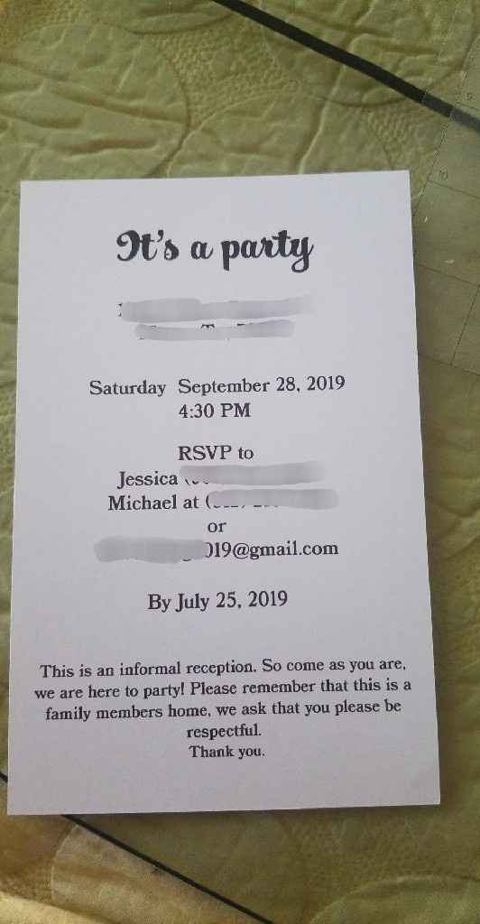 Reception Canceled - 1