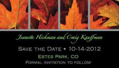 Save the dates. Two choices what do we do?