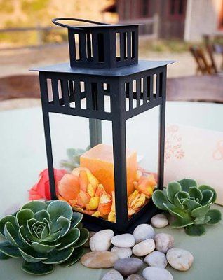 Lantern Centerpieces.