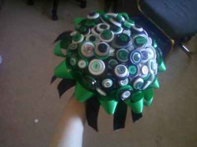DIY button bouquet UPDATED... opinions needed