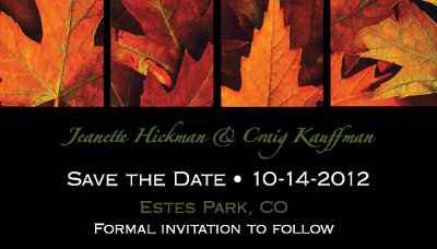 My save the dates