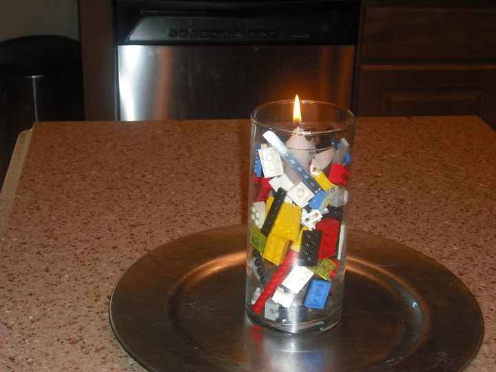 DIY centerpiece... finally getting somewhere