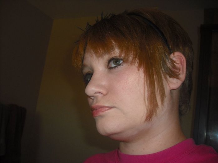 makeup trial... not happy