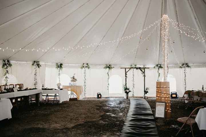 Tent wedding