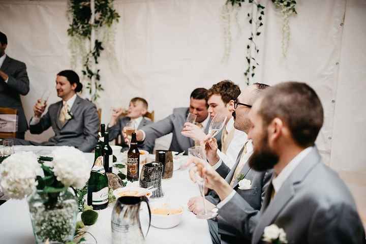 Buffalo horn mugs and Rogue beer