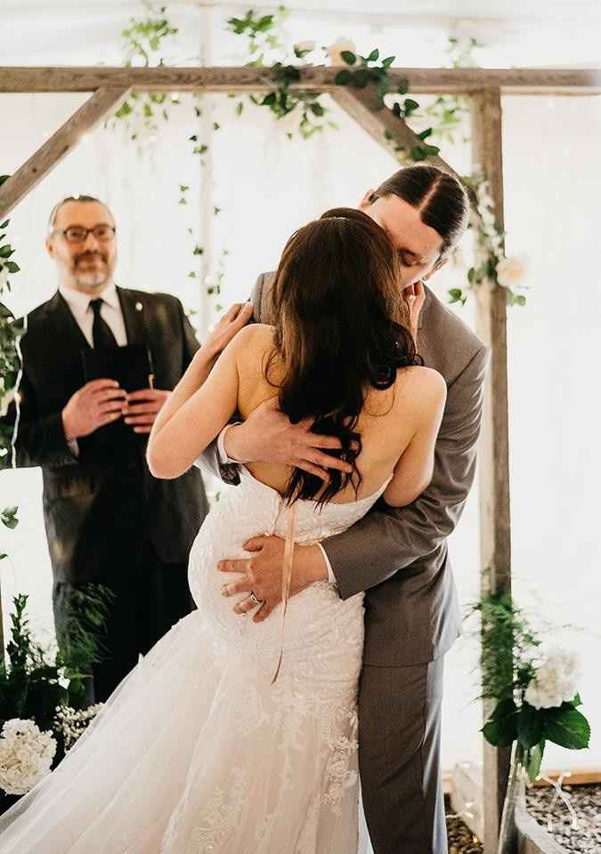 Wedding arch green decor