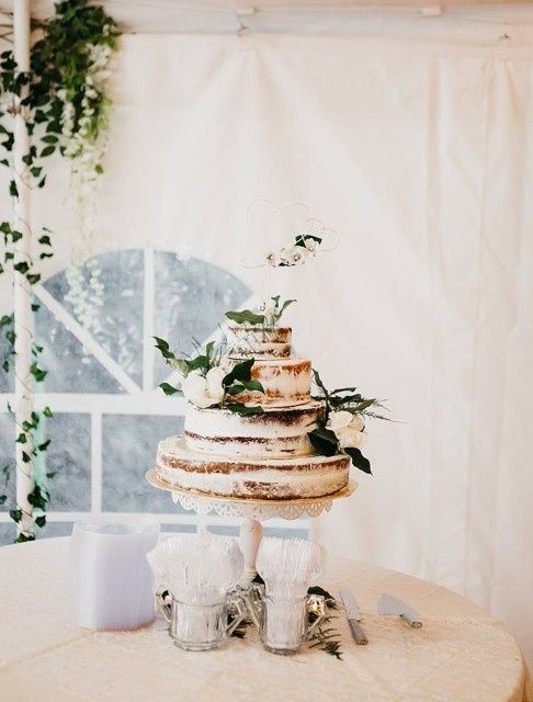 Home made wedding cake 