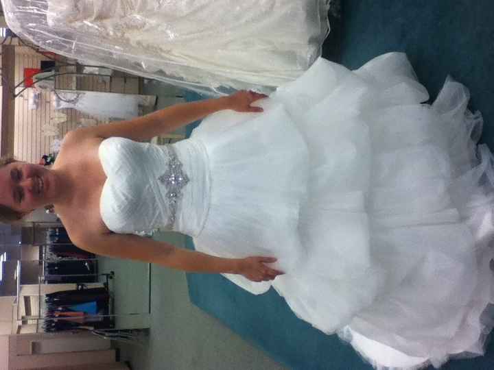 Tried on dresses for the first time!! *pics*