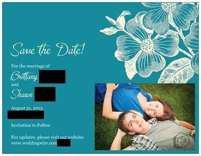 What do you think of my save-the-dates? **updated pic in comments**