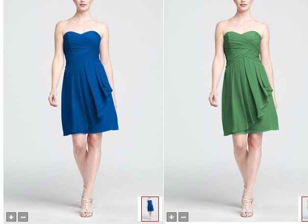 Picked out the BM dresses today! *pic*