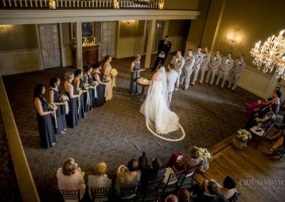 Alternative wedding parting position during ceremony 4