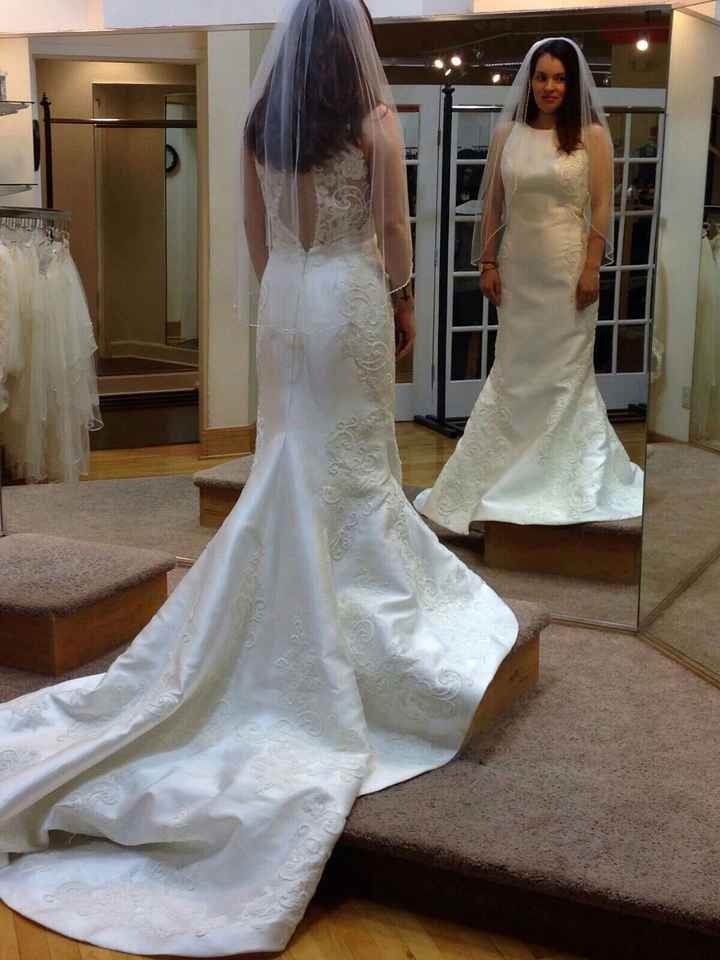 My dress is in...now I want to see yours!