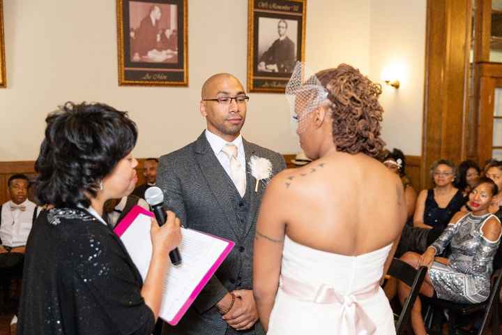 Us at the alter 