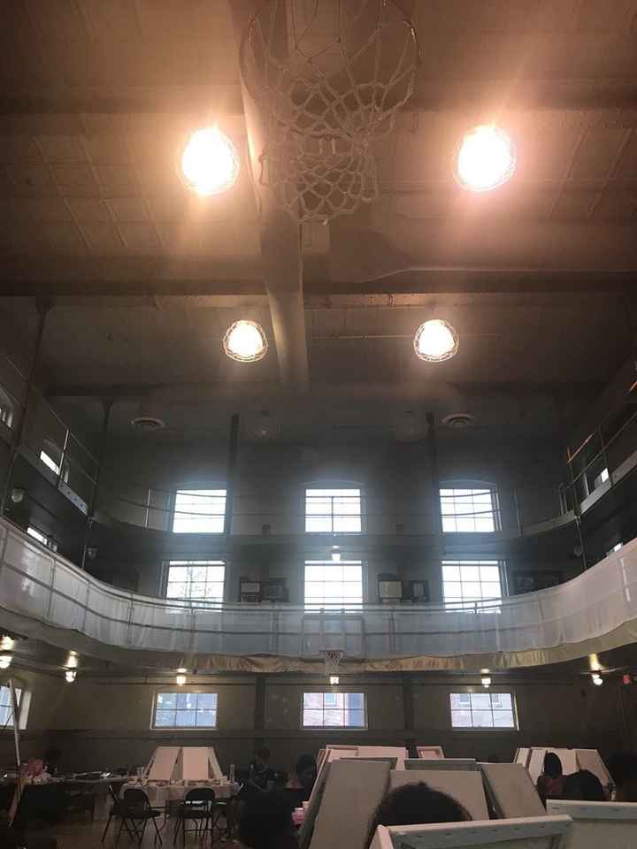 Raw Reception Room - Yup...its a gym.