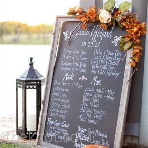 Fall Wedding Help??