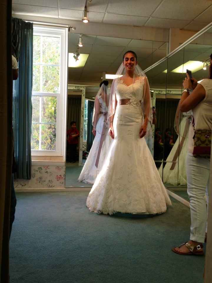 I said YES to the dress! But I'm worried (pics!)